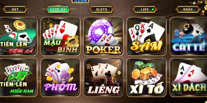 Sảnh game bài tại Hitclub