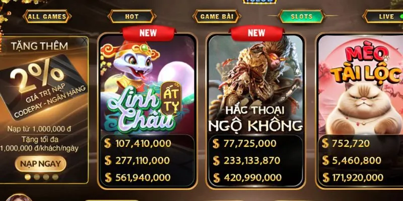 Slots game tại Hitclub