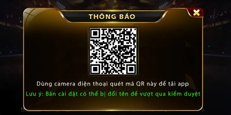 Quét mã QR để tải app về máy